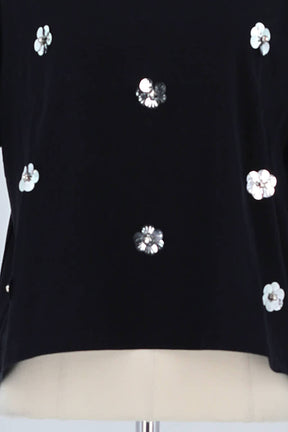 T-shirt Sandro Noir en Coton