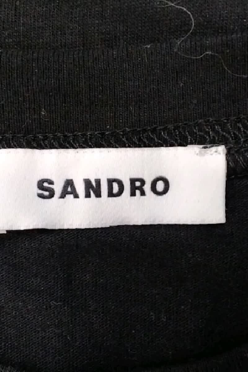 T-shirt Sandro Noir en Coton