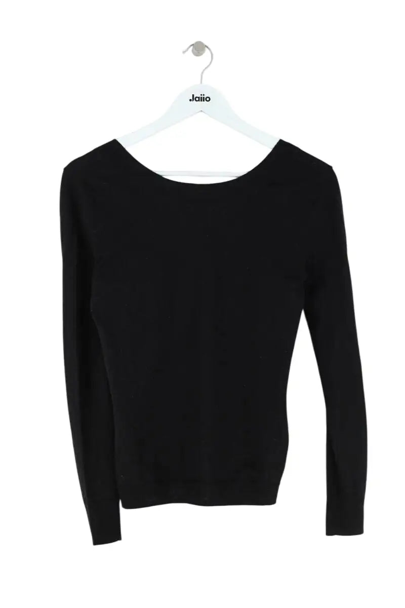 T-shirt Sandro Noir en Laine, taille S - Seconde Main