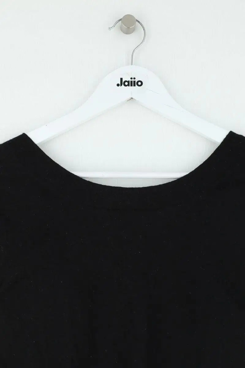 T-shirt Sandro Noir en Laine