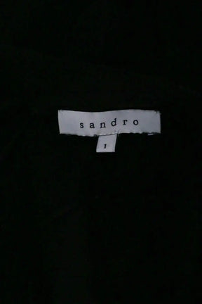 T-shirt Sandro Noir en Laine