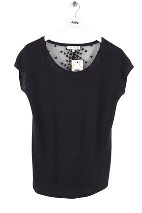 T-shirt Sandro Noir en Lin, taille M - Seconde Main