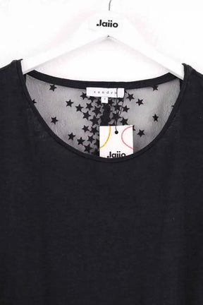 T-shirt Sandro Noir en Lin