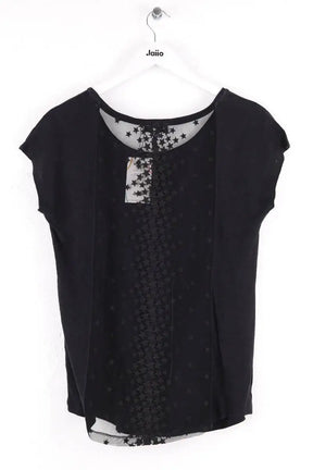 T-shirt Sandro Noir en Lin