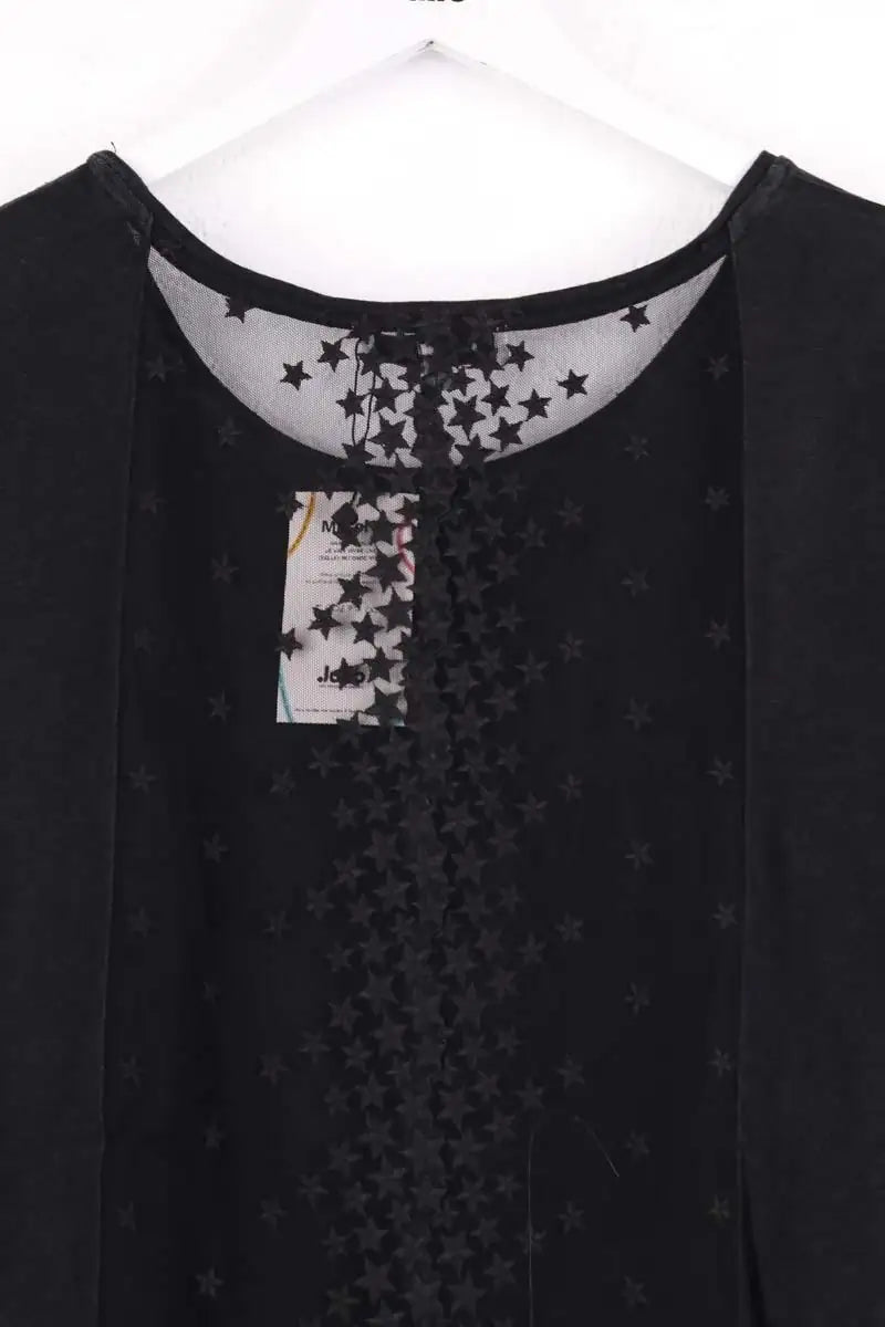 T-shirt Sandro Noir en Lin