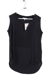 T-shirt Sandro Noir en Synthétique, taille M - Seconde Main