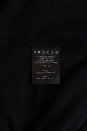 T-shirt Sandro Noir en Synthétique
