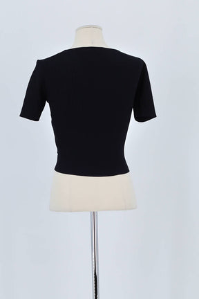 T-shirt Sandro Noir en Viscose