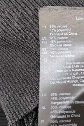 T-shirt Sandro Noir en Viscose