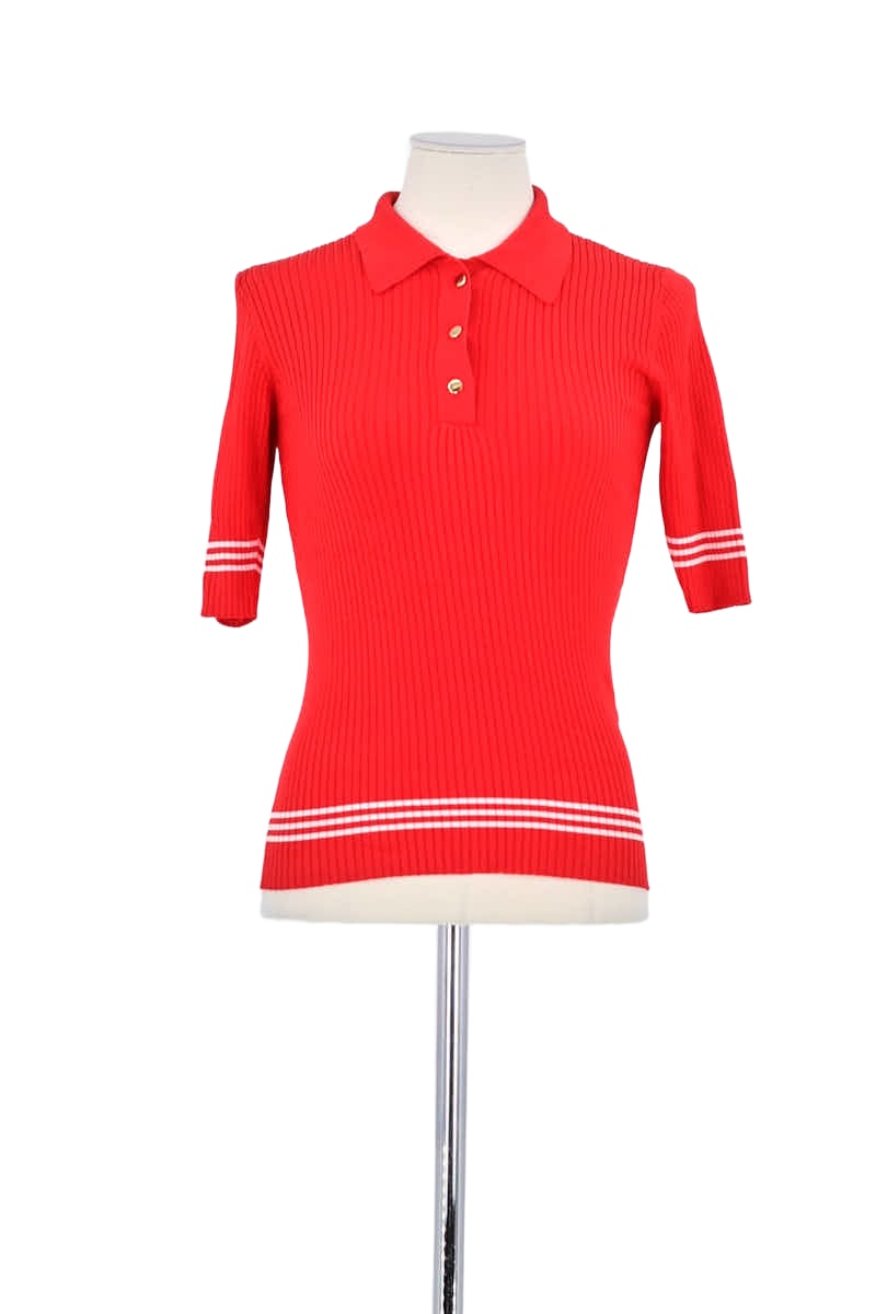 T-shirt Sandro Rouge en Viscose, taille S - Seconde Main