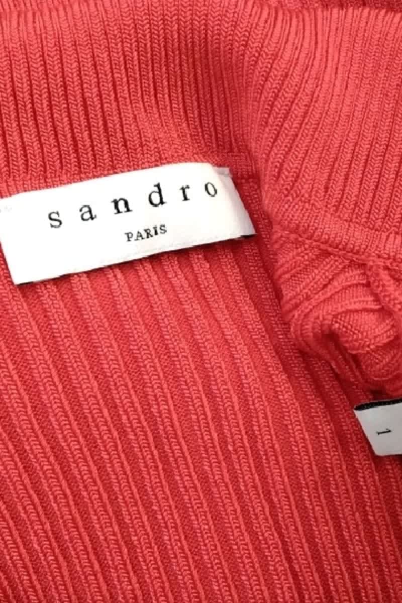 T-shirt Sandro Rouge en Viscose