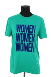 T-shirt Sandro Vert en Coton, taille M - Seconde Main