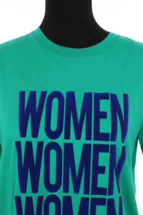 T-shirt Sandro Vert en Coton
