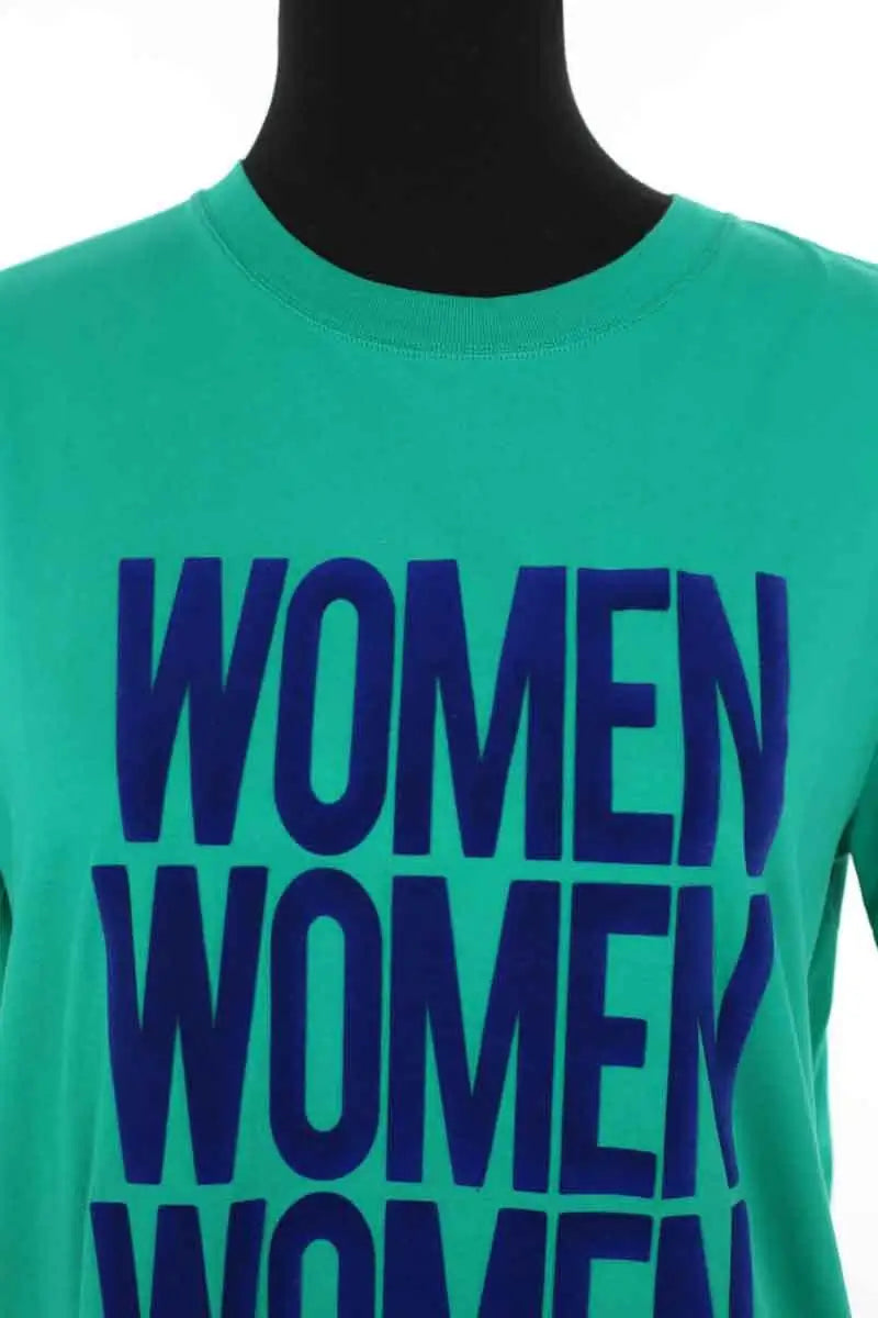 T-shirt Sandro Vert en Coton