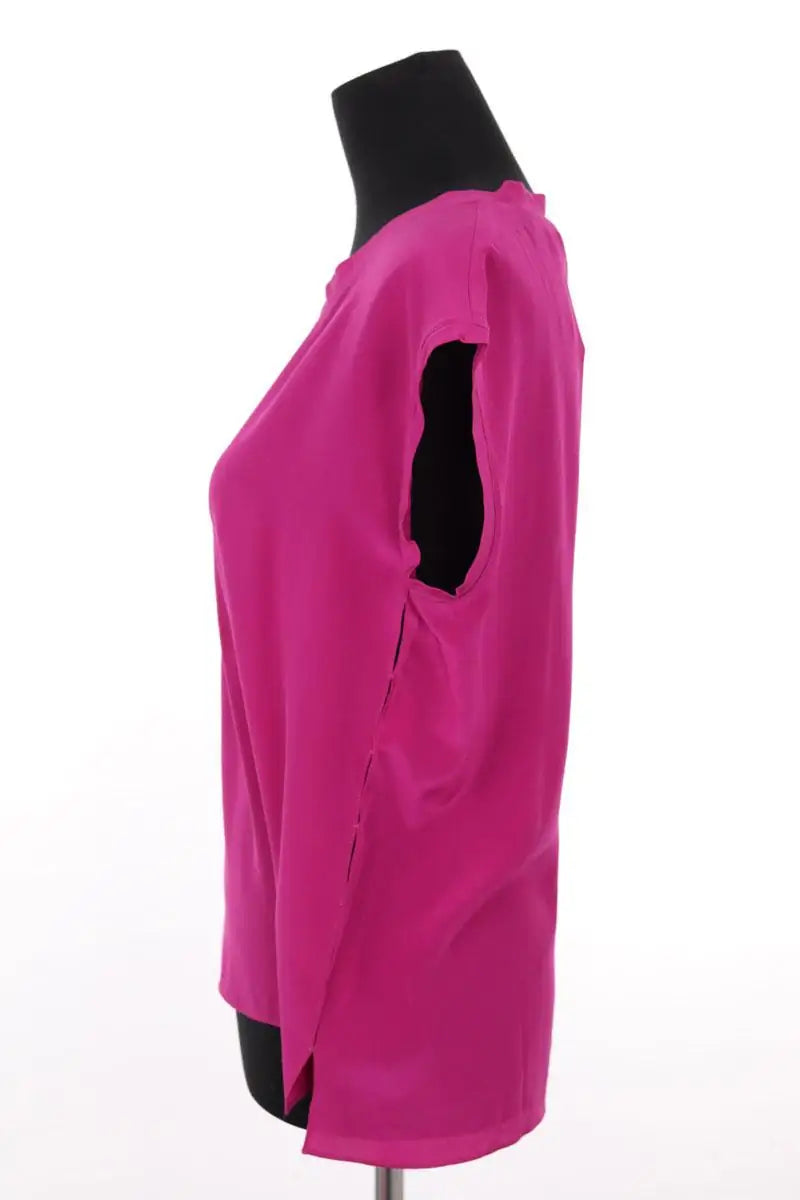 T-shirt Sandro Violet en Soie