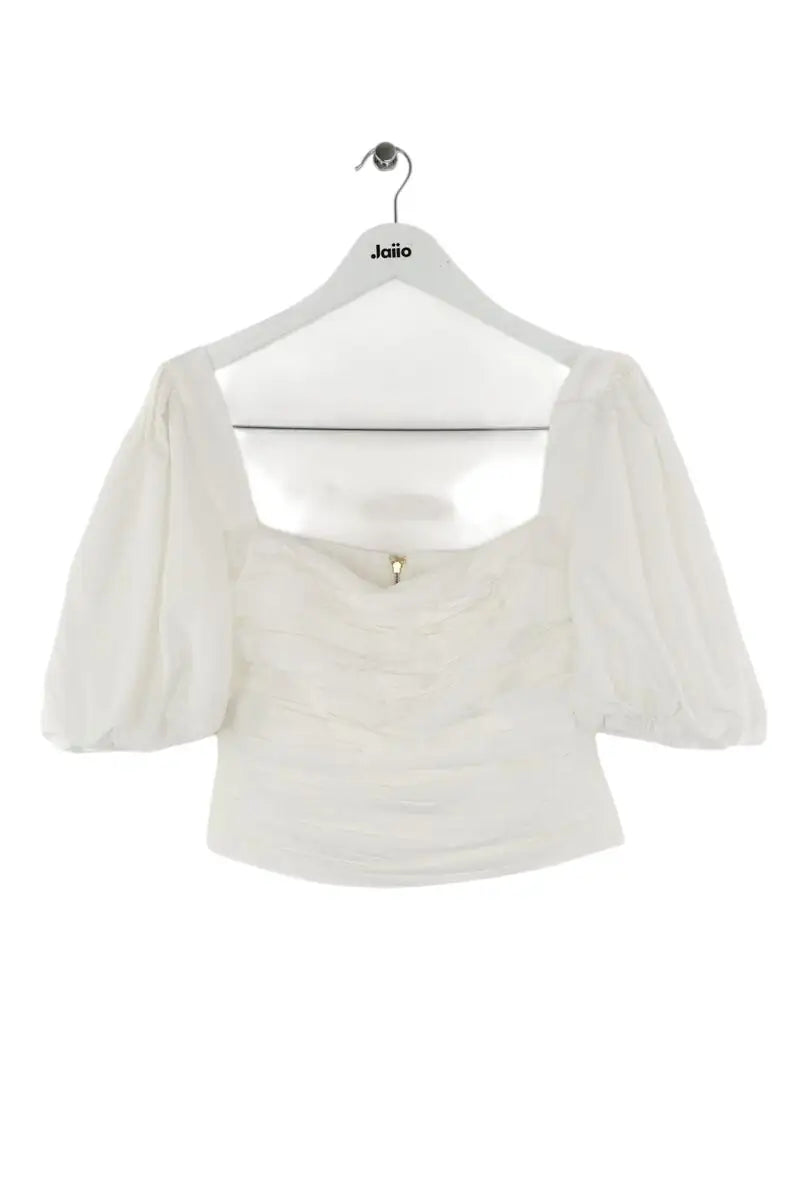 T-shirt Self-Portrait Blanc en Polyester, taille S - Seconde Main