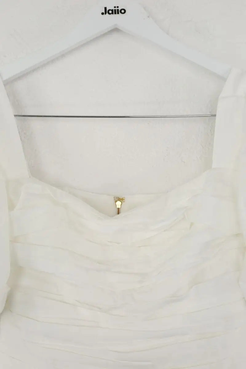 T-shirt Self-Portrait Blanc en Polyester