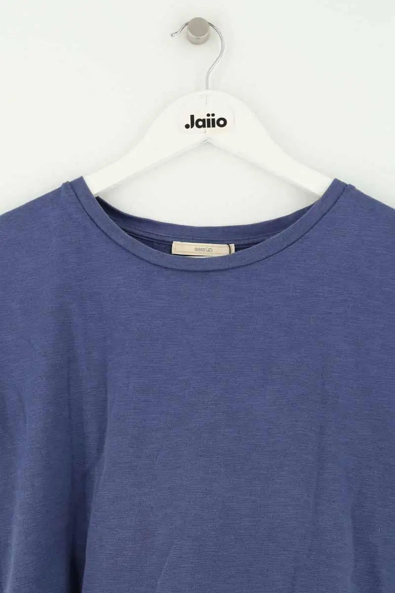 T-shirt Sessun Bleu en Coton