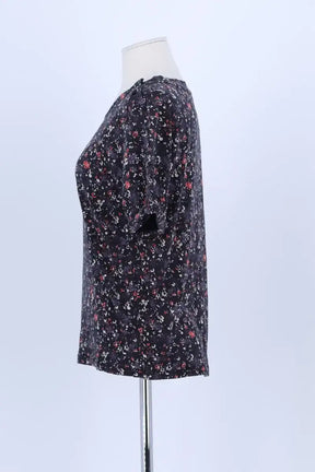 T-shirt Sessun Noir en Coton