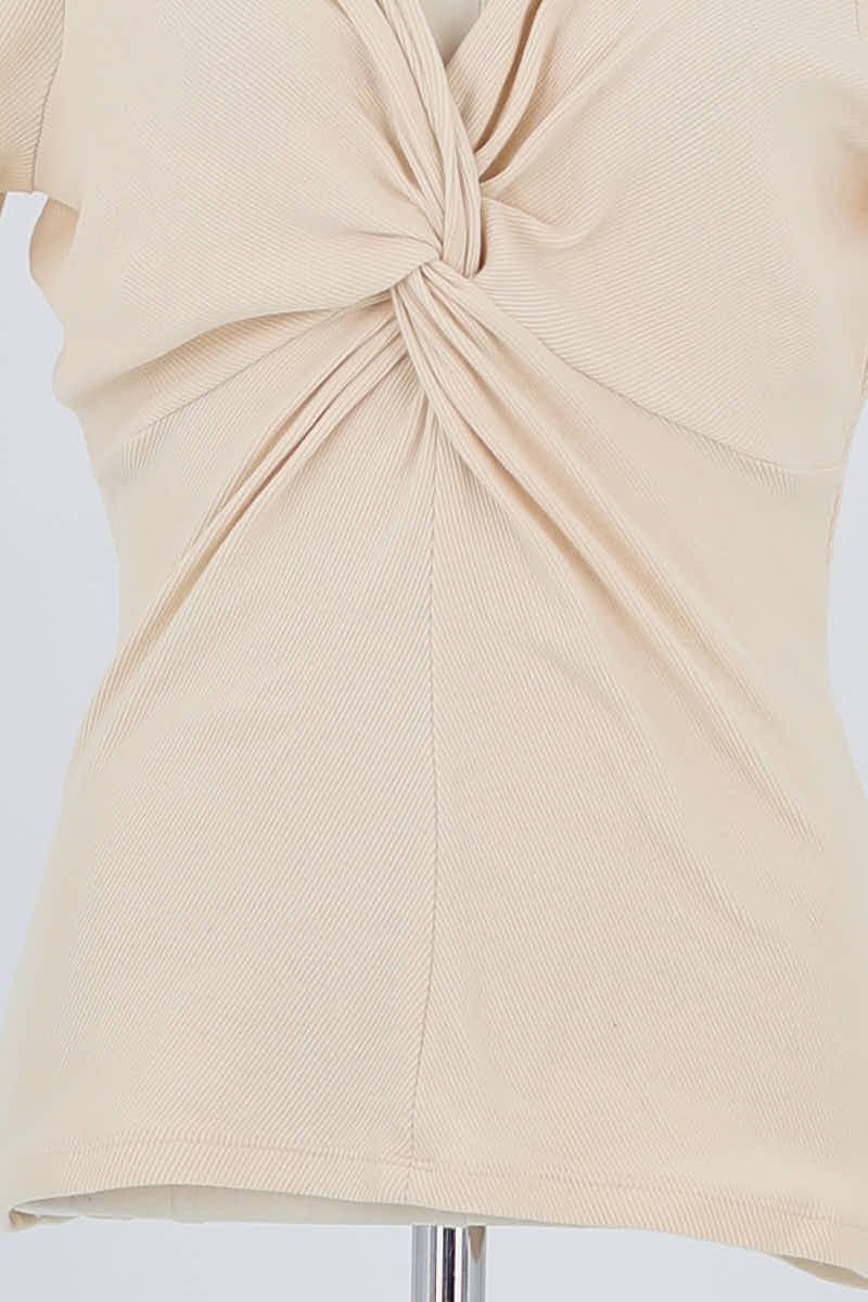 T-shirt Sézane Beige en Coton