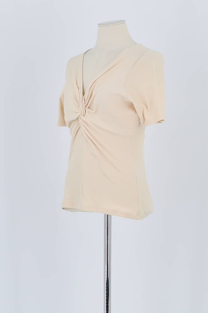T-shirt Sézane Beige en Coton