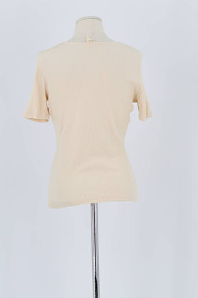 T-shirt Sézane Beige en Coton