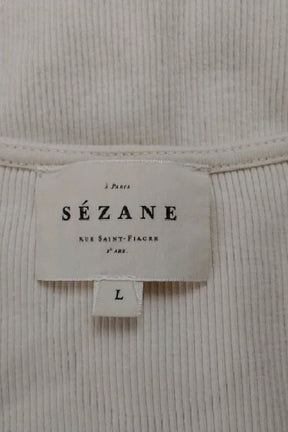 T-shirt Sézane Beige en Coton