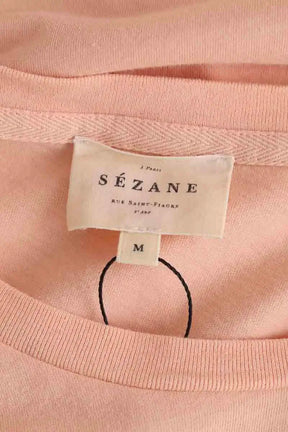 T-shirt Sézane Beige en Coton