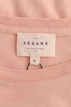 T-shirt Sézane Beige en Coton