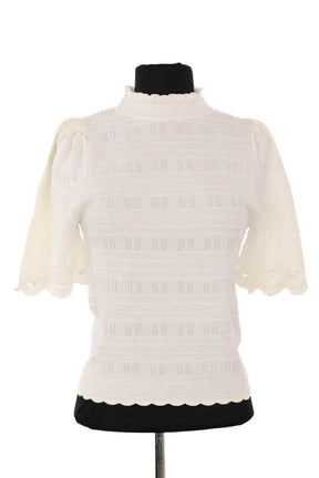 T-shirt Sézane Beige en Coton, taille XS - Seconde Main