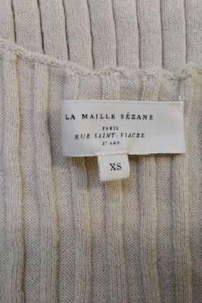 T-shirt Sézane Beige en Laine
