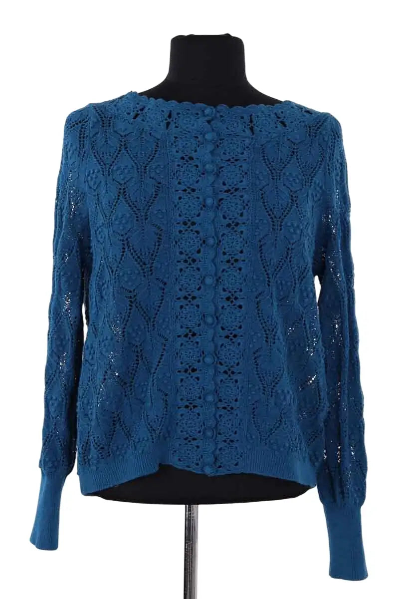T-shirt Sézane Bleu en Coton, taille S - Seconde Main
