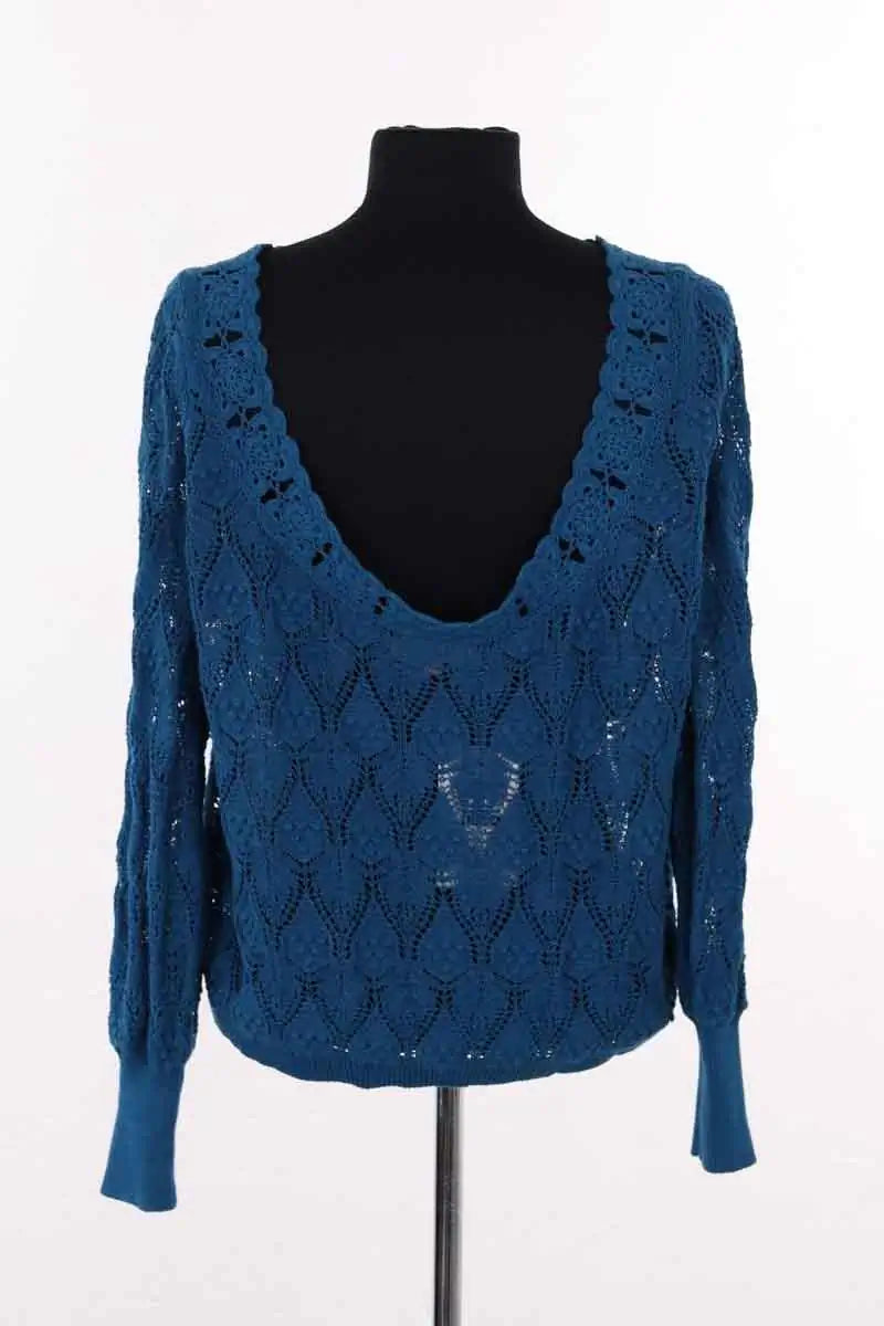 T-shirt Sézane Bleu en Coton