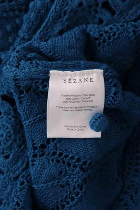 T-shirt Sézane Bleu en Coton