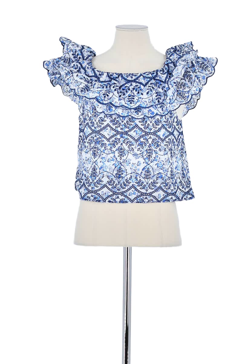 T-shirt Sézane Bleu en Polyester, taille S - Seconde Main