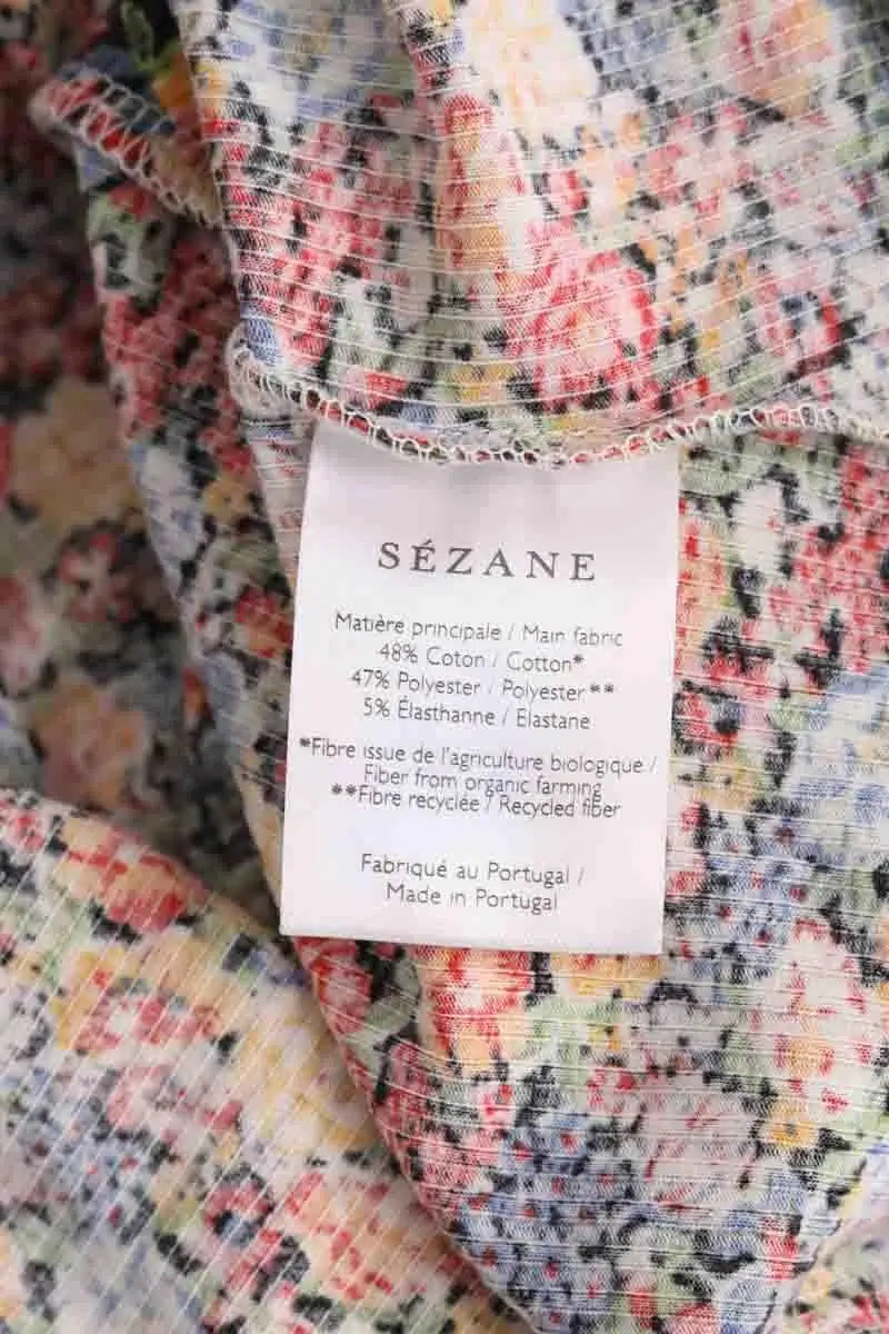 T-shirt Sézane Multicolore en Coton
