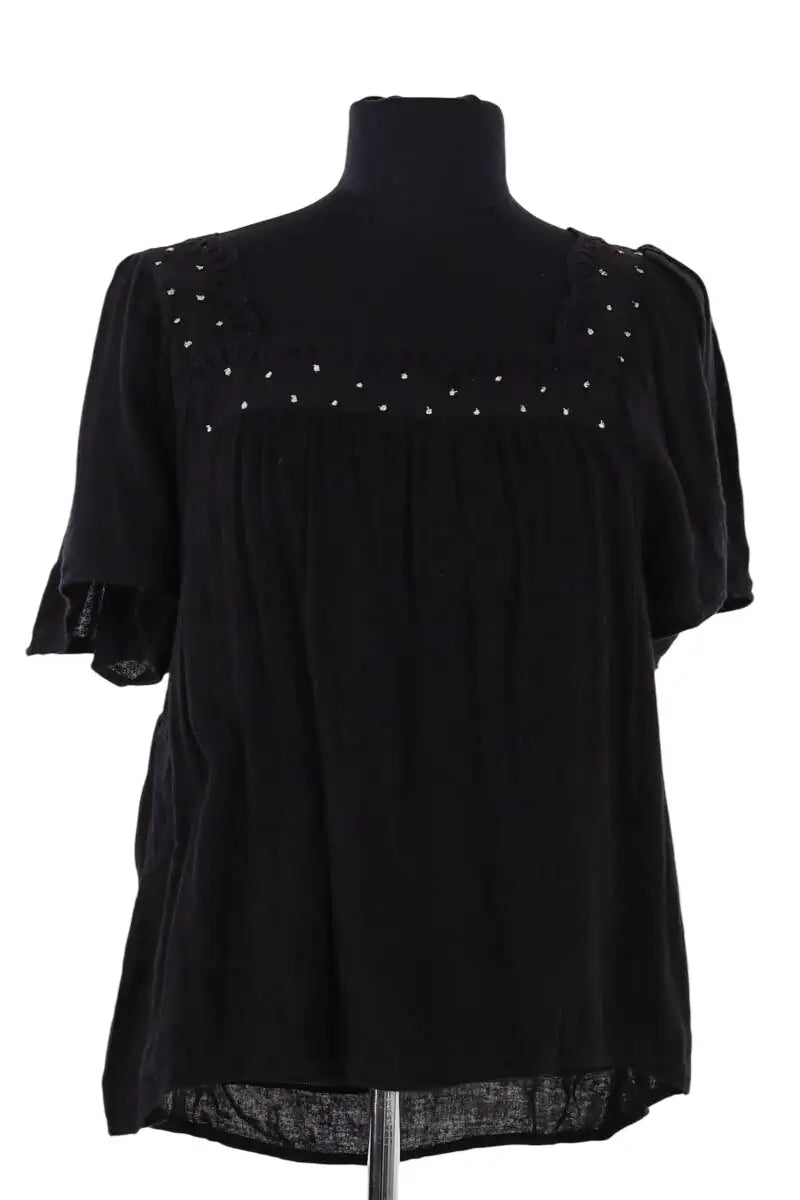 T-shirt Sézane Noir en Coton, taille M - Seconde Main