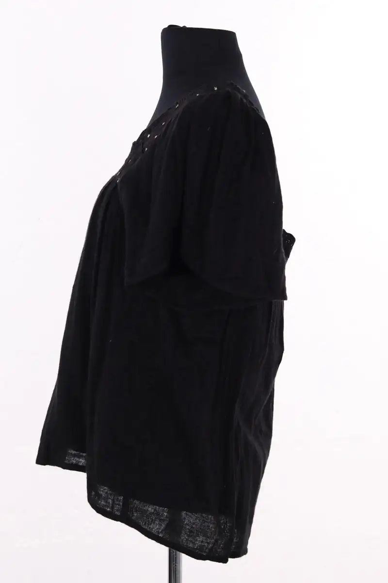 T-shirt Sézane Noir en Coton