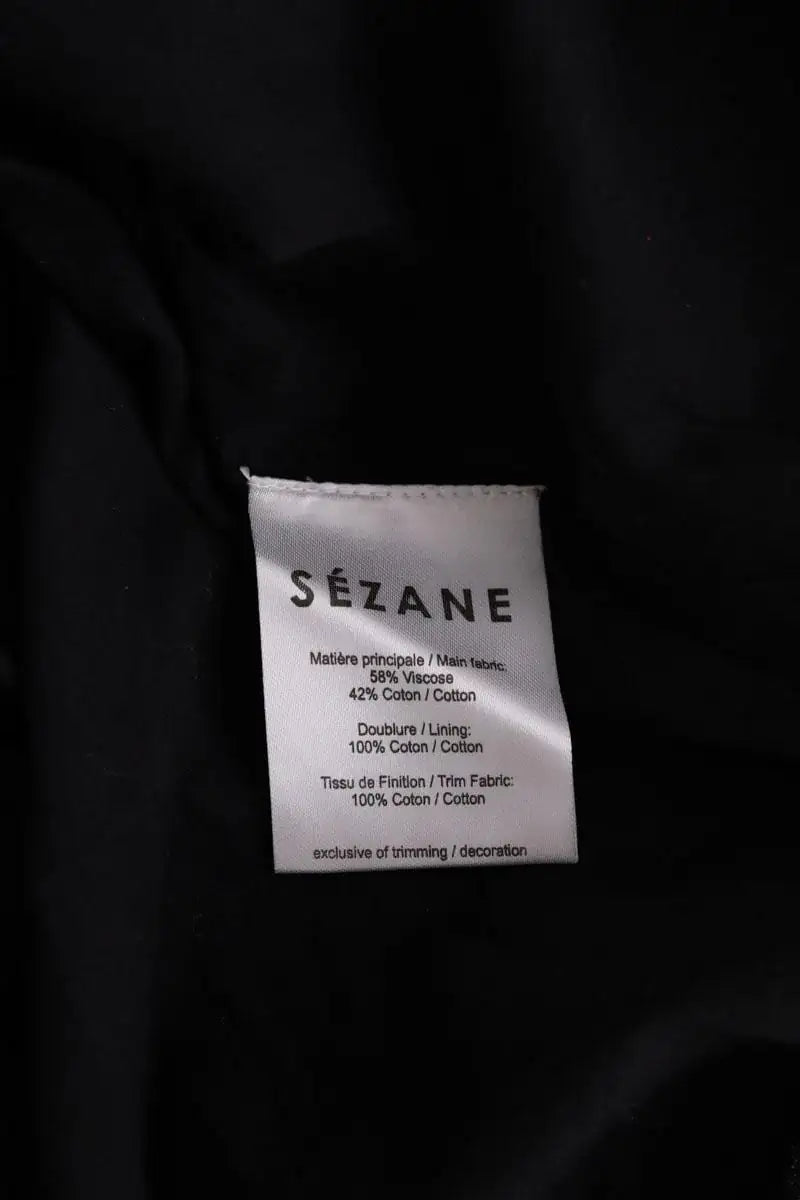T-shirt Sézane Noir en Coton