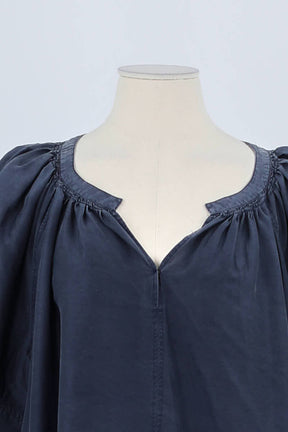 T-shirt Soeur Bleu en Soie