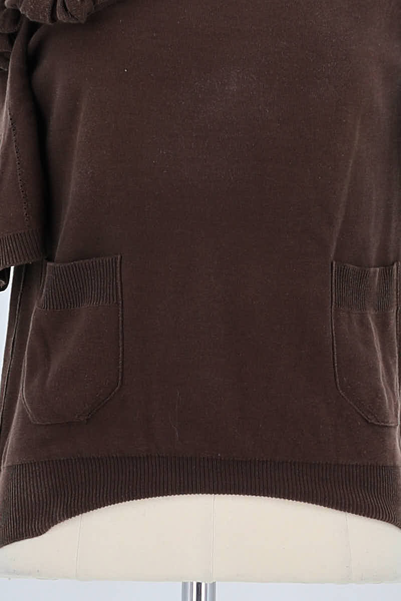 T-shirt Sonia Rykiel Marron en Coton