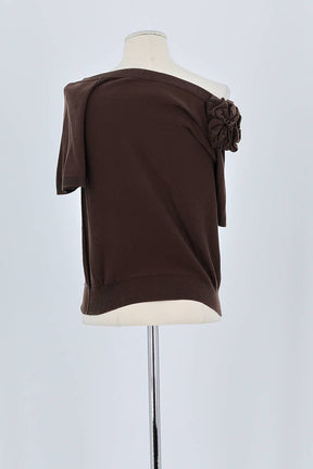 T-shirt Sonia Rykiel Marron en Coton
