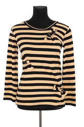 T-shirt Sonia Rykiel Noir en Coton, taille S - Seconde Main