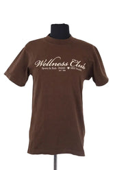 T-shirt Sporty & Rich Marron en Coton, taille XS - Seconde Main