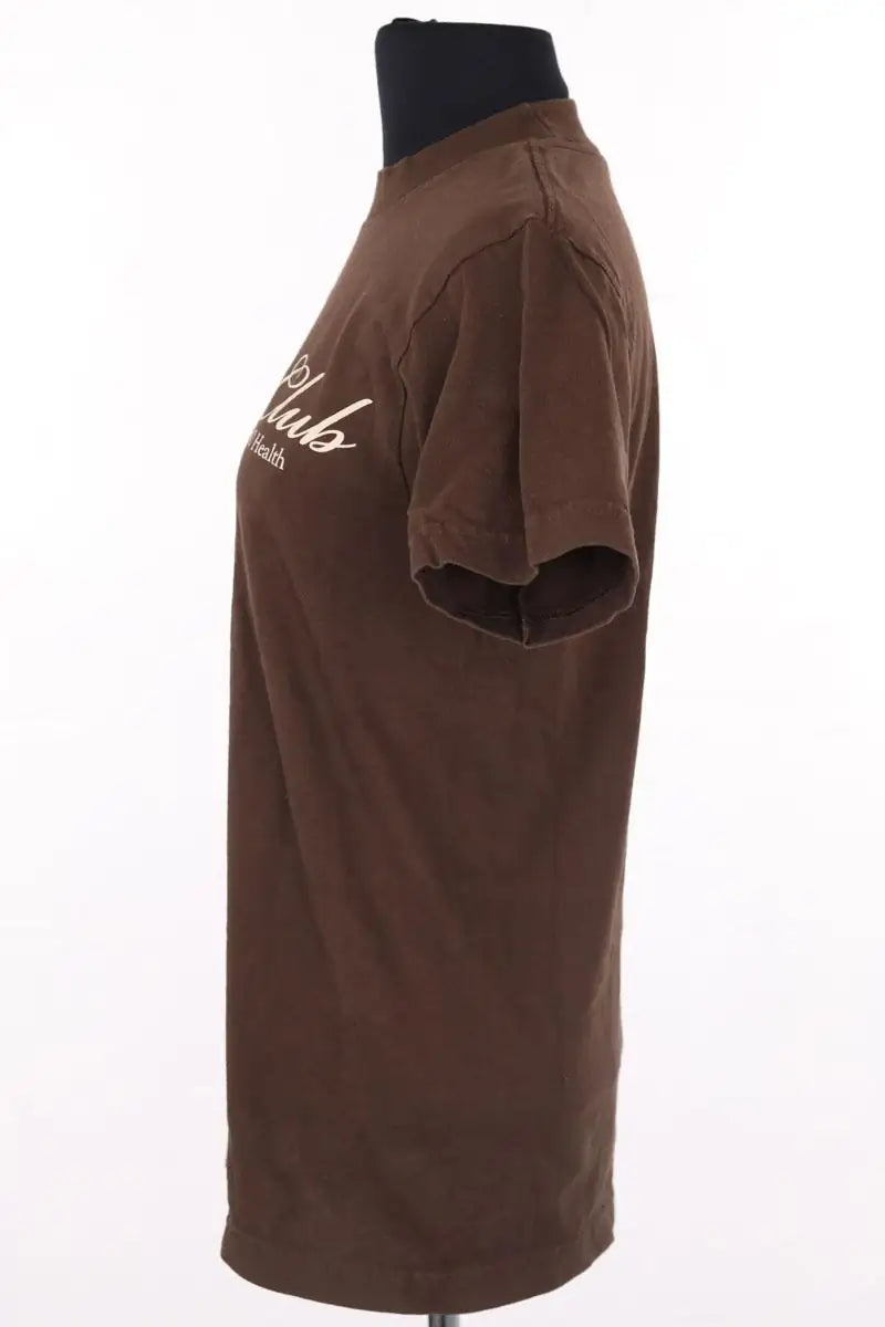 T-shirt Sporty & Rich Marron en Coton