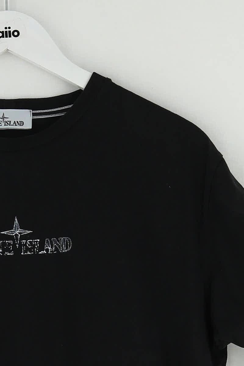 T-shirt Stone Island Noir en Coton