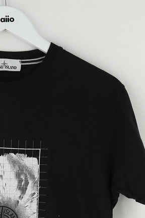 T-shirt Stone Island Noir en Coton