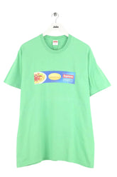 T-shirt Supreme Vert en Coton, taille L - Seconde Main