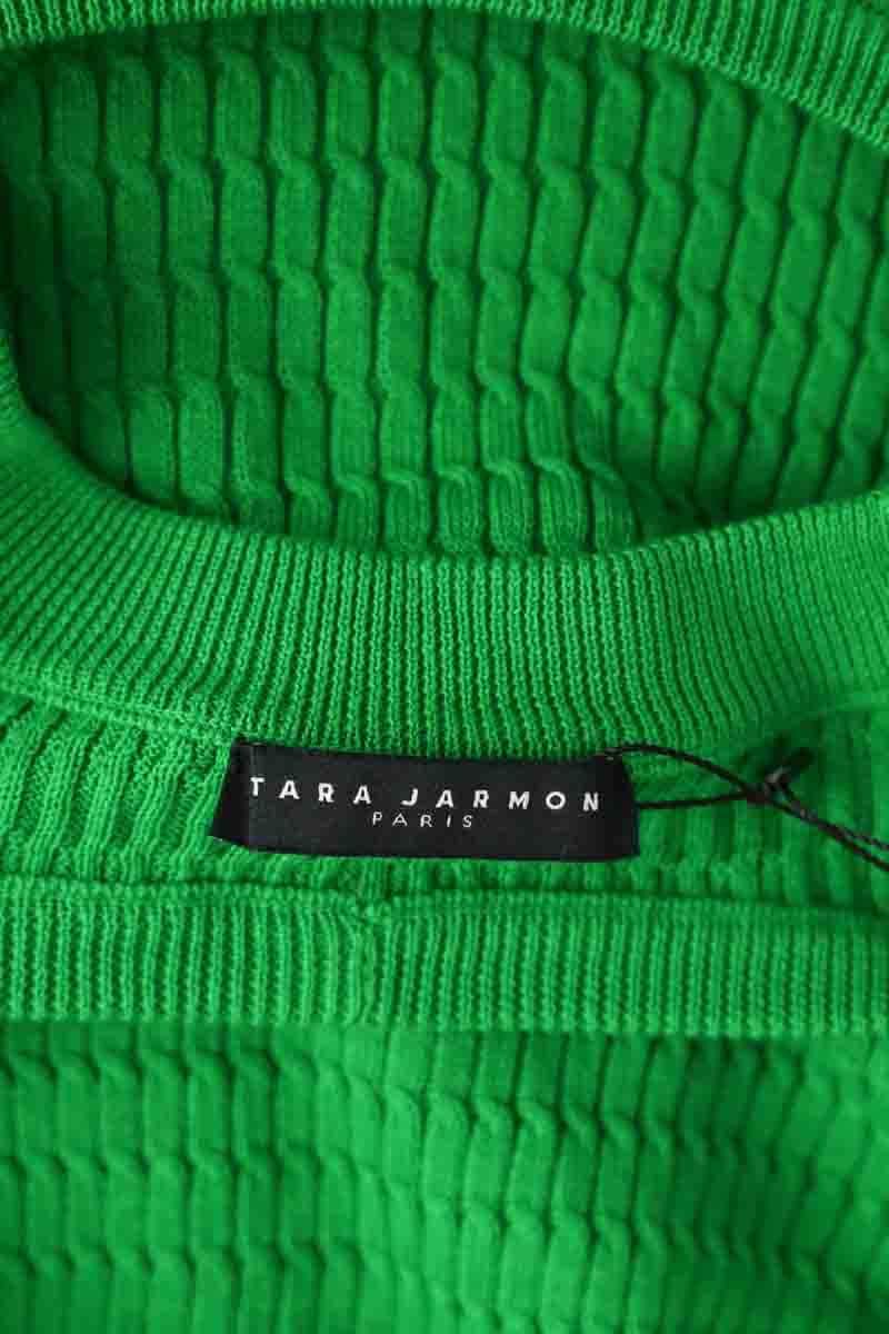 T-shirt Tara Jarmon Vert en Coton
