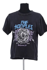 T-shirt The Kooples Anthracite en Coton, taille S - Seconde Main